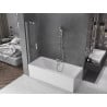Mexen Velar paravan cadă 2-aripi culisant 70 x 150 cm, transparent, Crom - 896-070-000-01-01