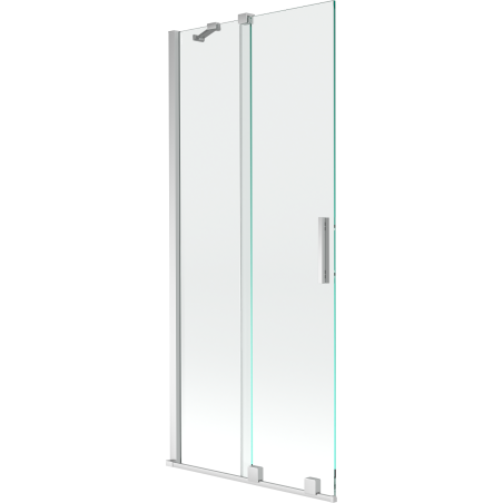 Mexen Velar paravan de cadă cu 2 panouri glisante 85 x 150 cm, transparent, crom - 896-085-000-01-01