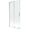 Mexen Velar paravan cadă 2-aripi culisant 95 x 150 cm, transparent, Crom - 896-095-000-01-01