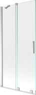 Mexen Velar paravan de baie cu 2 canaturi glisante 95 x 150 cm, transparent, crom - 896-095-000-01-01