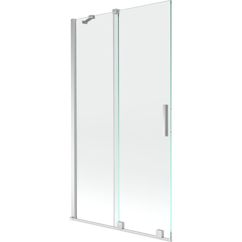 Mexen Velar paravan cadă 2-aripi culisant 100 x 150 cm, transparent, Crom - 896-100-000-01-01