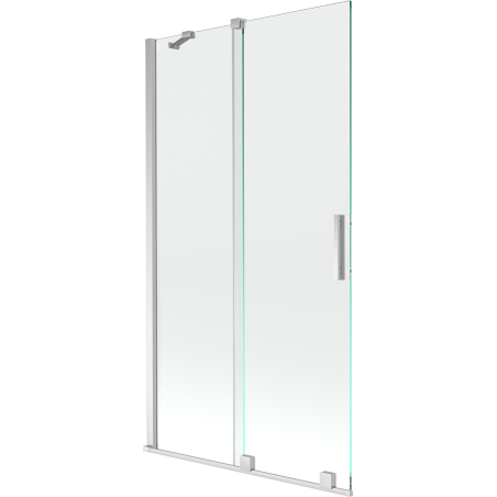 Mexen Velar paravan cadă 2-aripi culisant 100 x 150 cm, transparent, Crom - 896-100-000-01-01