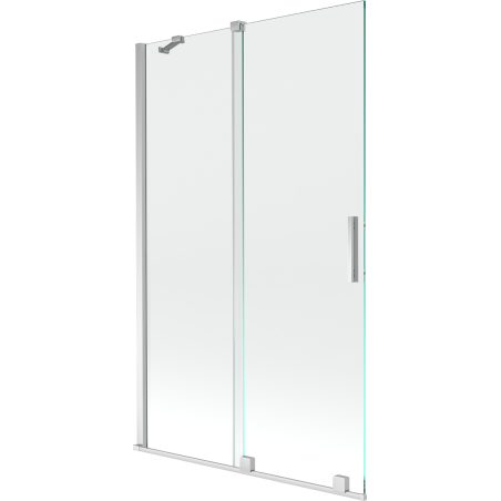 Mexen Velar paravan baie cu 2 aripi glisante 110 x 150 cm, transparent, crom - 896-110-000-01-01