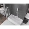 Mexen Velar paravan de baie cu 2 uși glisante 70 x 150 cm, transparent, alb - 896-070-000-01-20