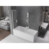 Mexen Velar paravan de baie cu 2 uși glisante 70 x 150 cm, transparent, alb - 896-070-000-01-20