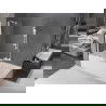 Mexen Velar paravan cadă 2-aripi culisant 70 x 150 cm, transparent, Albă - 896-075-000-01-20