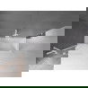 Mexen Velar paravan cadă 2-aripi culisant 85 x 150 cm, transparent, Albă - 896-085-000-01-20