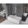 Mexen Velar paravan de cadă cu 2 panouri glisante 90 x 150 cm, transparent, alb - 896-090-000-01-20