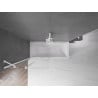Mexen Velar paravan de cadă cu 2 uși glisante 95 x 150 cm, transparent, alb - 896-095-000-01-20
