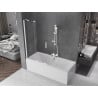 Mexen Velar paravan de baie cu 2 panouri glisante 100 x 150 cm, transparent, alb - 896-100-000-01-20