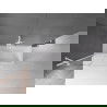 Mexen Velar paravan cadă 2-aripi culisant 120 x 150 cm, transparent, Albă - 896-120-000-01-20
