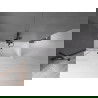 Mexen Velar paravan cadă 2-aripi culisant 70 x 150 cm, transparent, Neagră - 896-070-000-01-70