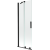 Mexen Velar paravan pentru cadă cu 2 uși glisante 75 x 150 cm, transparent, negru - 896-075-000-01-70