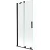 Mexen Velar paravan cadă 2-aripi culisant 80 x 150 cm, transparent, Neagră - 896-080-000-01-70