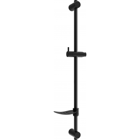 Mexen DF zuhanyrúd szappantartóval 80 cm, Fekete - 79382-70