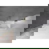 Mexen Velar paravan cadă 2-aripi culisant 85 x 150 cm, transparent, Auriu - 896-085-000-01-50