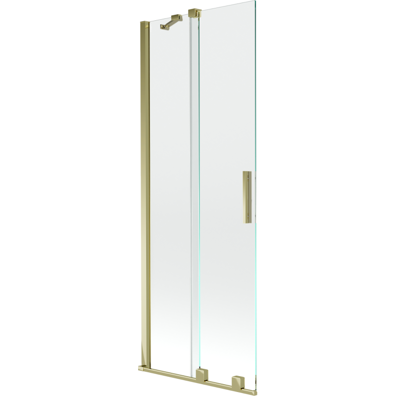 Mexen Velar paravan de duș cu 2 uși glisante 70 x 150 cm, transparent, auriu - 896-070-000-01-50