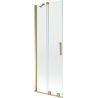 Mexen Velar paravan de duș cu 2 uși glisante 70 x 150 cm, transparent, auriu - 896-070-000-01-50