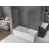 Mexen Velar panou de cadă cu 2 aripi glisante 90 x 150 cm, transparent, auriu - 896-090-000-01-50