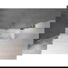 Mexen Velar paravan cadă 2-aripi culisant 90 x 150 cm, transparent, Auriu - 896-090-000-01-50