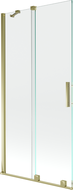 Mexen Velar paravan de duș cu 2 uși glisante 95 x 150 cm, transparent, auriu - 896-095-000-01-50