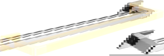 Mexen Asis cuier dublu pentru prosoape, Aurie - 7017625-50