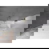 Mexen Velar paravan cadă 2-aripi culisant 140 x 150 cm, transparent, Auriu - 896-140-000-01-50
