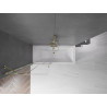 Mexen Velar perete de cadă cu 2 foi glisante 85 x 150 cm, transparent, auriu periat - 896-085-000-01-55