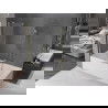 Mexen Velar paravan cadă 2-aripi culisant 120 x 150 cm, transparent, auriu cu aspect periat - 896-120-000-01-55