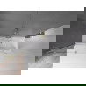 Mexen Velar paravan cadă 2-aripi culisant 140 x 150 cm, transparent, auriu cu aspect periat - 896-140-000-01-55