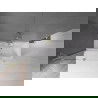 Mexen Velar paravan cadă 2-aripi culisant 130 x 150 cm, transparent, auriu cu aspect periat - 896-130-000-01-55