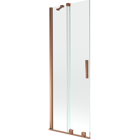 Mexen Velar panou de cadă cu 2 aripi glisante 75 x 150 cm, transparent, aur roz - 896-075-000-01-60