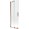 Mexen Velar panou de cadă cu 2 aripi glisante 75 x 150 cm, transparent, aur roz - 896-075-000-01-60