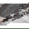 Mexen Velar paravan cadă 2-aripi culisant 75 x 150 cm, transparent, Roz-auriu - 896-075-000-01-60