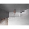 Mexen Velar paravan de duș cu 2 uși glisante 90 x 150 cm, transparent, aur roz - 896-090-000-01-60