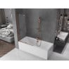 Mexen Velar paravan cadă 2-aripi culisant 100 x 150 cm, transparent, Roz-auriu - 896-100-000-01-60