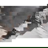 Mexen Velar 2 szárnyas kádparaván mozgatható 110 x 150 cm, Átlátszó, Rózsaszín-arany - 896-110-000-01-60