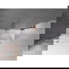 Mexen Velar paravan cadă 2-aripi culisant 120 x 150 cm, transparent, Roz-auriu - 896-120-000-01-60