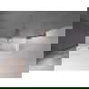 Mexen Velar paravan cadă 2-aripi culisant 75 x 150 cm, transparent, Cupru cu aspect periat - 896-075-000-01-65
