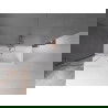 Mexen Velar paravan cadă 2-aripi culisant 85 x 150 cm, transparent, Cupru cu aspect periat - 896-085-000-01-65
