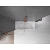 Mexen Velar paravan de baie cu 2 uși glisante 95 x 150 cm, transparent, cupru periat - 896-095-000-01-65