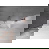 Mexen Velar paravan cadă 2-aripi culisant 100 x 150 cm, transparent, Cupru cu aspect periat - 896-100-000-01-65