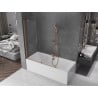 Mexen Velar paravan cadă 2-aripi culisant 140 x 150 cm, transparent, Cupru cu aspect periat - 896-140-000-01-65