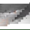 Mexen Velar paravan cadă 2-aripi culisant 140 x 150 cm, transparent, Cupru cu aspect periat - 896-140-000-01-65