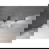 Mexen Velar paravan cadă 2-aripi culisant 70 x 150 cm, transparent, gun gray cu aspect periat - 896-070-000-01-66