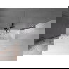Mexen Velar paravan cadă 2-aripi culisant 85 x 150 cm, transparent, gun gray cu aspect periat - 896-085-000-01-66
