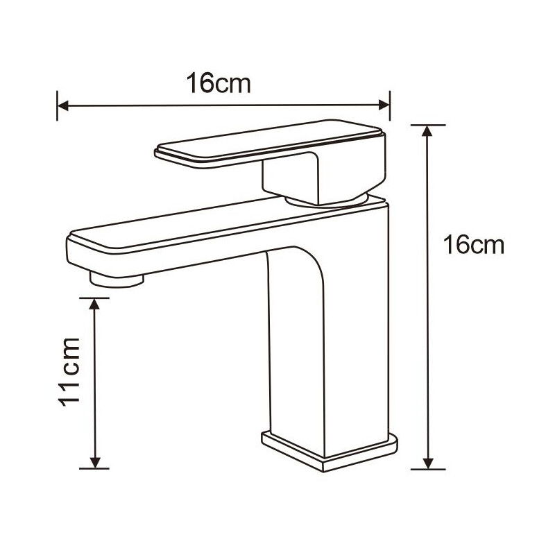 Mexen Cetus baterie de chiuvetă, crom - 744300-00