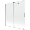 Mexen Velar paravan de duș cu 2 aripi glisante 160 x 150 cm, transparent, crom - 896-160-000-01-01