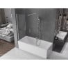 Mexen Velar paravan pentru cadă, cu 2 uși glisante, 150 x 150 cm, transparent, crom - 896-150-000-01-01