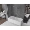 Mexen Velar paravan de duș cu 2 aripi glisante 160 x 150 cm, transparent, crom - 896-160-000-01-01